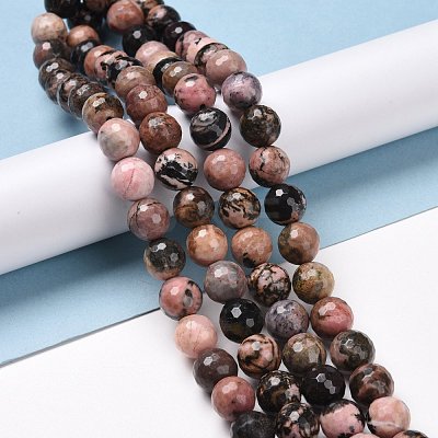 Natural Rhodonite Beads Strands G-E571-19C-1