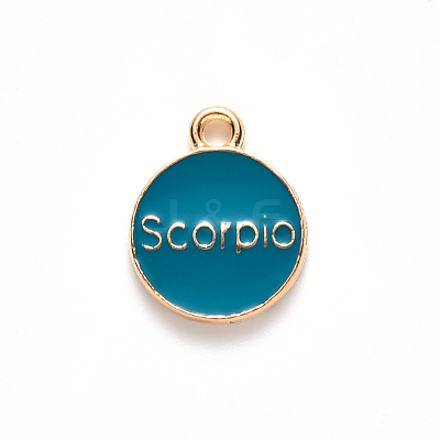 Alloy Enamel Pendants ENAM-S124-01A-05L-1