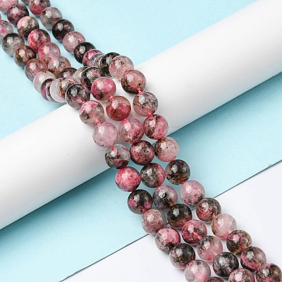 Natural Rhodonite Beads Strands G-C029-04B-1