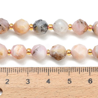 Natural Pink Opal Beads Strands GG-CBA3921-B08-8mm-1