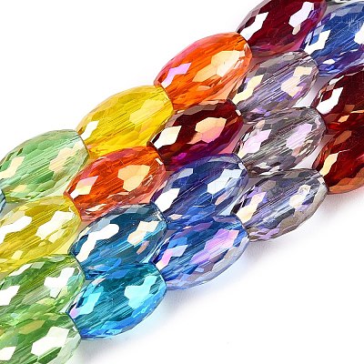 Transparent Glass Beads Strands GLAA-T023-A22-01-1