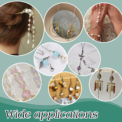 1200Pcs 6 Colors Alloy Eye Pins FIND-PH0025-40-1