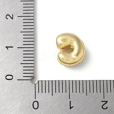 Brass Micro Pave Cubic Zirconia Beads KK-P290-61G-C-1