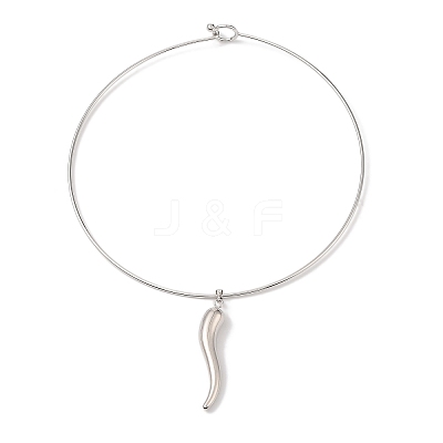Pepper Brass Necklace BJEW-Q350-06P-1