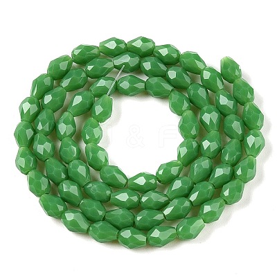 Opaque Solid Color Beads Strands EGLA-N013-P4mm-D04-1