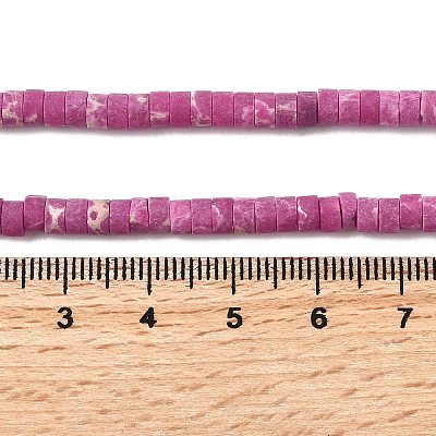 Dyed Synthetic Imperial Jasper Beads Strands G-Z089-A03-M-1
