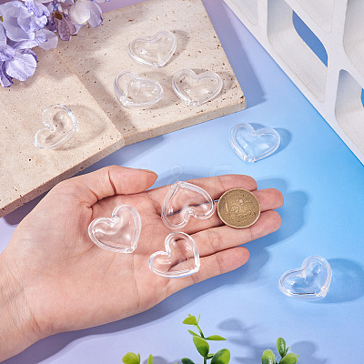 12Pcs Transparent Acrylic Beads TACR-TA0001-77C-1