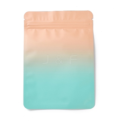 Two Tone Rectangle Plastic Zip Top Gift Bags OPP-B006-01A-01-1
