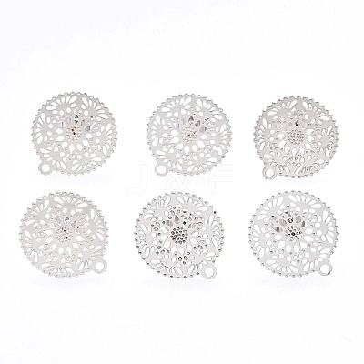 Non-Tarnish 304 Stainless Steel Stud Earring Findings STAS-S079-31B-1