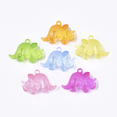 Transparent Acrylic Pendants X-TACR-S133-112-1