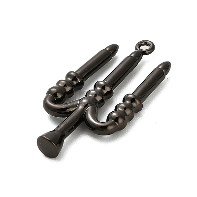 Halloween Brass Pendants KK-F915-01J-B-1