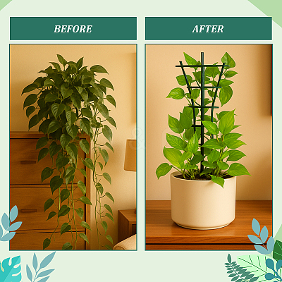 50Pcs PP Plastic Plant Supports for Climbing AJEW-PH0006-98-1