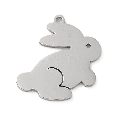 Non-Tarnish 5Pcs 201 Stainless Steel Pendants STAS-B064-08P-1