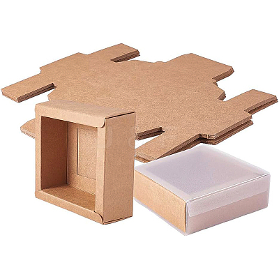 Kraft Paper Jewelry Boxes LS-CON-WH0068-65A-1