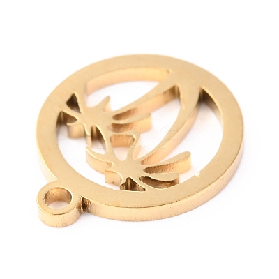 304 Stainless Steel Charms STAS-O142-38G-1