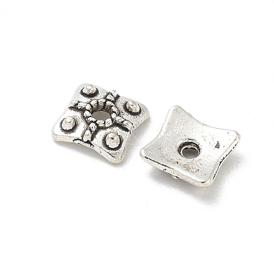 Tibetan Style Alloy Bead Caps TIBE-P003-74AS-1