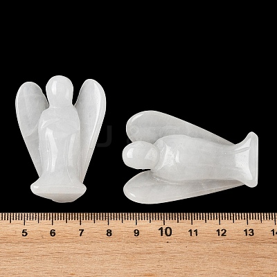 Natural White Jade Carved Angle Figurines GG-CBA9C2C-A36-1