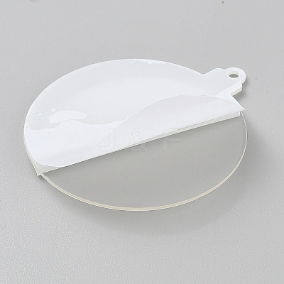 Transparent Acrylic Big Pendants LS-TACR-WH20003-04-1