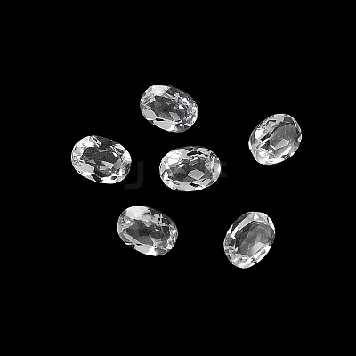Faceted Natural Quartz Crystal Cabochons G-I295-05C-16B-09-1