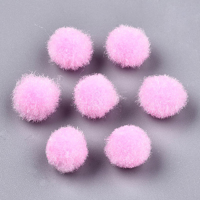 DIY Doll Craft Pom Pom Yarn Pom Pom Balls AJEW-S006-10mm-17-1
