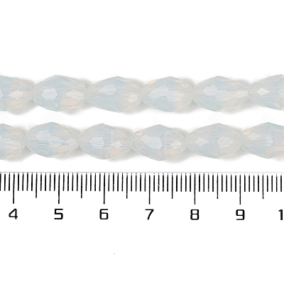 Electroplate Imitation Jade Glass Beads Strands EGLA-N013-J6mm-D02-1