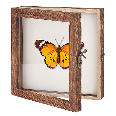 Wood Jewelry Presentation Boxes with White EVA Foam Mat Inside ODIS-WH0061-06C-1