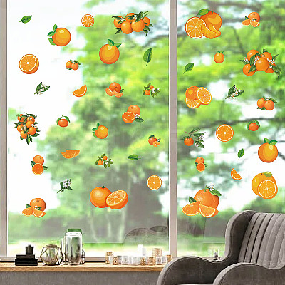 8 Sheets 8 Styles PVC Waterproof Wall Stickers DIY-WH0345-123-1