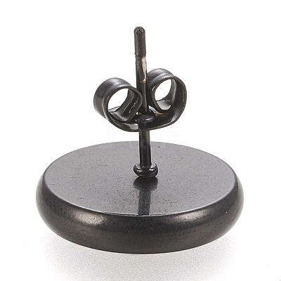 304 Stainless Steel Stud Earring Settings STAS-K202-05E-B-1