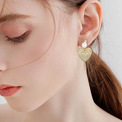 10Pcs Round Brass Brass Micro Pave Clear Cubic Zirconia Ear Cuff Findings KK-BBC0022-45-1