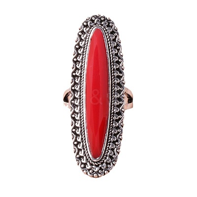 Alloy and Resin Finger Rings FS-WGB9ABA-01-1