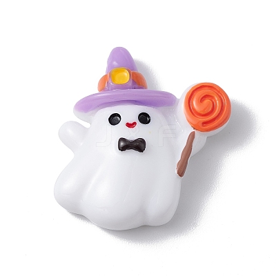Halloween Theme Opaque Resin Cabochons X-RESI-E035-01S-1