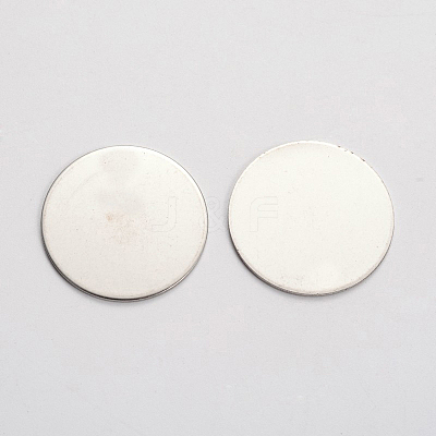 Tarnish Resistant 201 Stainless Steel Stamping Blank Tag Cabochons STAS-E147-90P-1