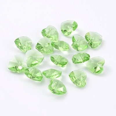 Romantic Valentines Ideas Glass Charms X-G030V10mm-10-1