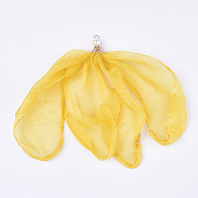 Organza Fabric Big Pendants FIND-S303-01M-1