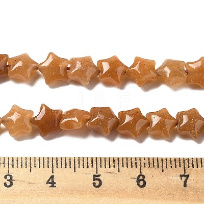 Natural Red Aventurine Beads Strands G-Z080-A22-8mm-1