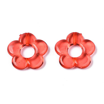 Transparent Acrylic Beads Frames X-MACR-S296-32-1