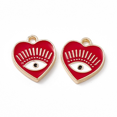 Alloy Enamel Pendants X-ENAM-K066-08A-1