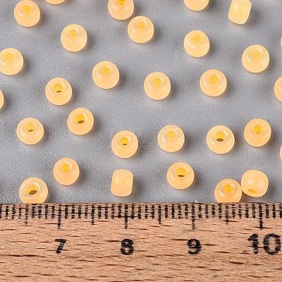 6/0 Transparent Inside Colours Glass Seed Beads SEED-N008-08S-1