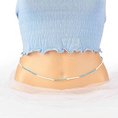 Glass Seed Waist Beads NJEW-C00019-03-1