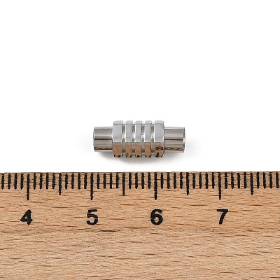 304 Stainless Steel Magnetic Clasps STAS-C127-18A-P-1