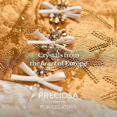 Preciosa® MAXIMA Crystal Round Stones Y-PRC-RBSS10-20410-1