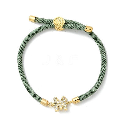Adjustable Nylon Cord Bracelets BJEW-C096-01G-13-1