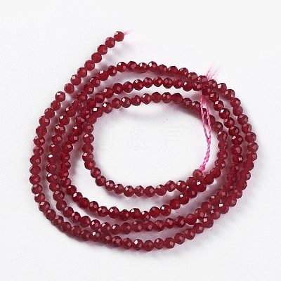 Glass Beads Strands X-EGLA-E057-02B-14-1