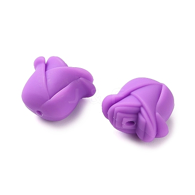 Rose Shape Silicone Beads SIL-S011-02B-1