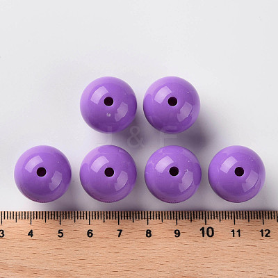 Opaque Acrylic Beads MACR-S370-C20mm-30-1