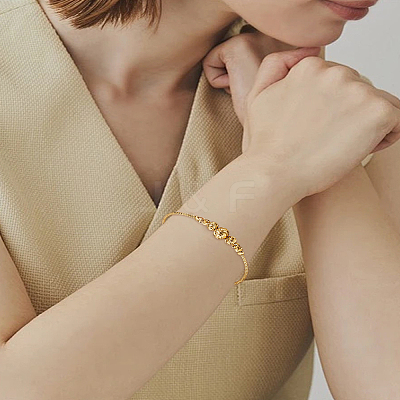 1Pc Brass Adjustable Bangle for Women BJEW-LP0003-40-1