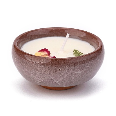 SaddleBrown Porcelain Candles DIY-P009-D06-1