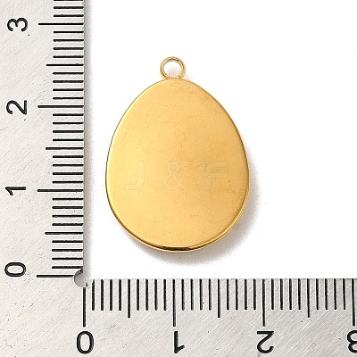 304 Stainless Steel Pendant Cabochon Settings For Enamel LS-STAS-D013-01B-G-1