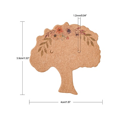 Cardboard Earring Display Cards CDIS-L003-A02-B-1