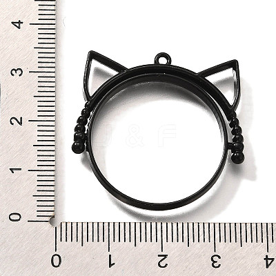 Alloy Open Back Bezel Pendants PALLOY-I223-06EB-1